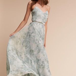 BHLDN Jenny Yoo Inesse Morning Mist - Size 12